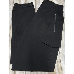 Athleta endless high rise women's Cargo pants black size 6.